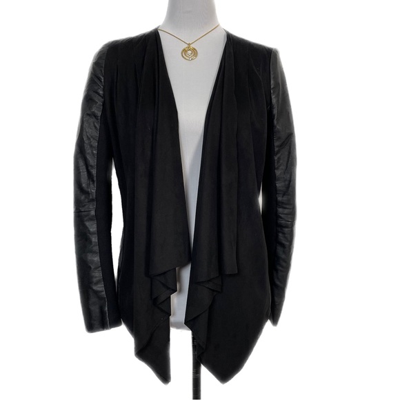 Sante M Cicca Jackets & Blazers - EUC - Sante' M Cicca Faux Suede and Leather Jacket